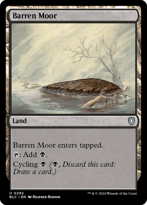 Barren Moor (BLC-292) [Bloomburrow Commander] MTG Single Wizards of the Coast