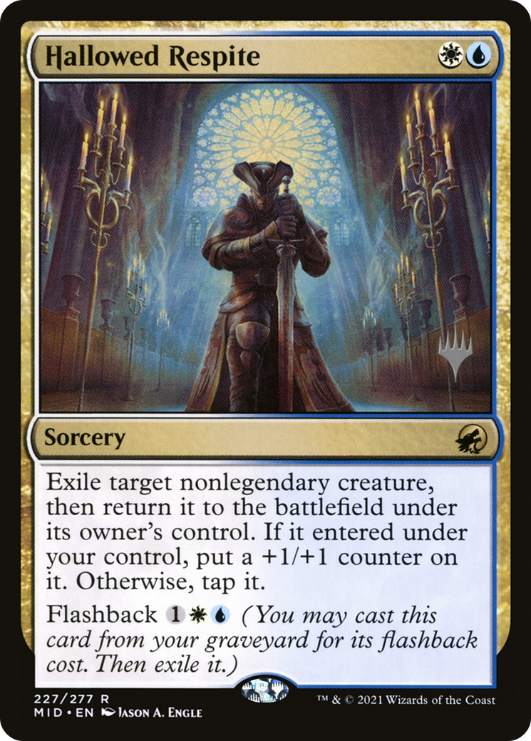 Hallowed Respite (PPMID-227) [Innistrad: Midnight Hunt Promos] MTG Single Wizards of the Coast