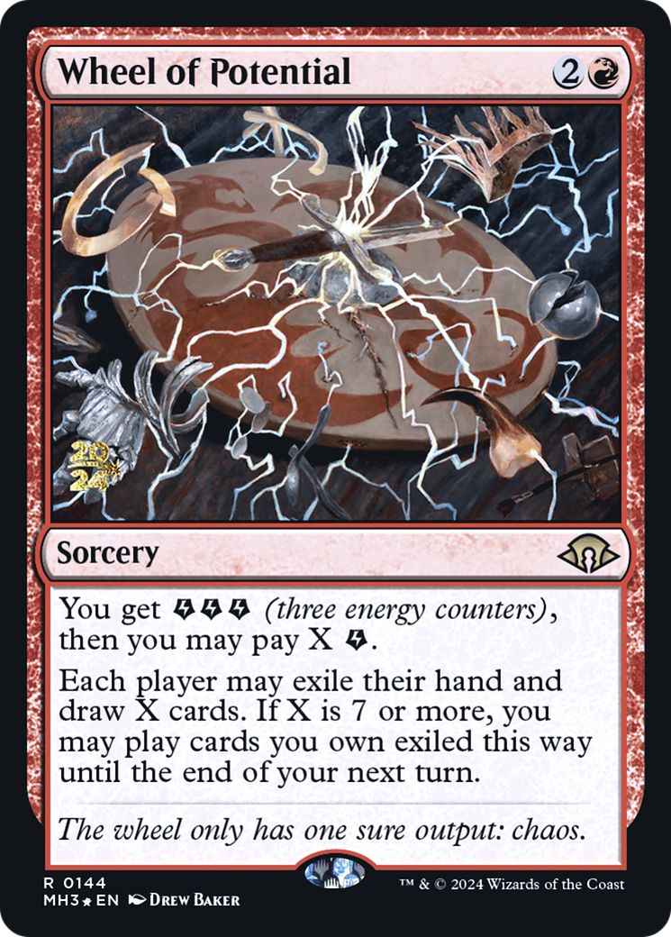 Wheel of Potential (PRE-144) [Modern Horizons 3 Promos] Foil MTG Single Wizards of the Coast