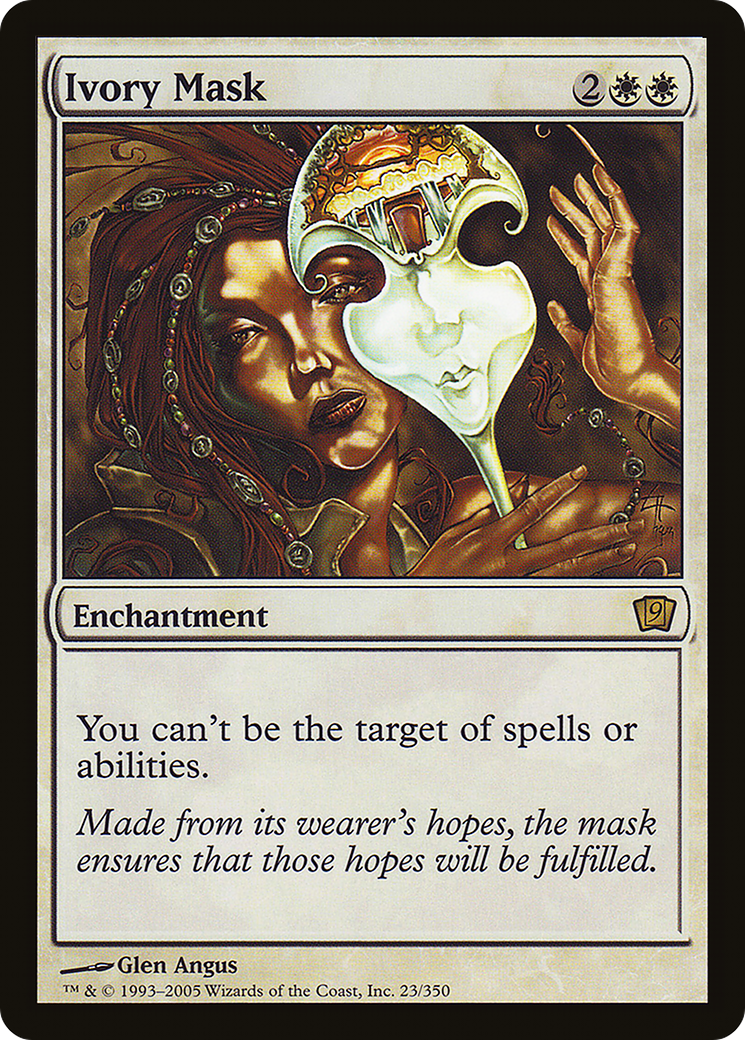 Ivory Mask (9ED-023) [9th Edition] MTG Single Wizards of the Coast