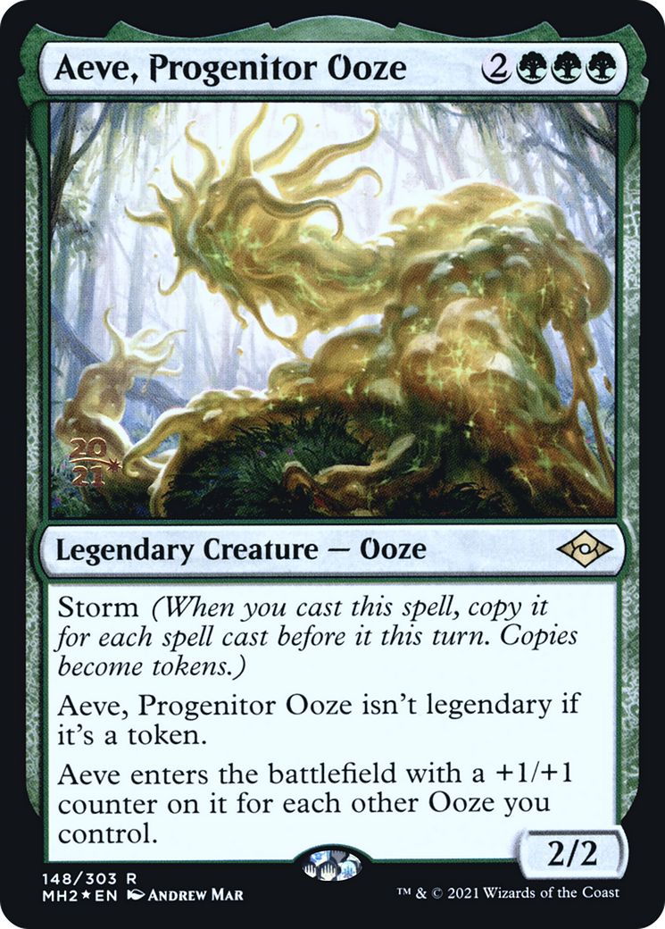 Aeve, Progenitor Ooze (PRE-148) [Modern Horizons 2 Promos] Foil MTG Single Wizards of the Coast