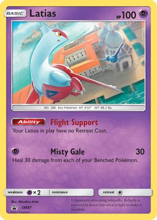Latias - SM87 (SM87/248) Holofoil [SM: Black Star Promos] Pokemon Single Pokémon