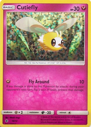 Cutiefly - 10/12 (/12) Holofoil [Promos: McDonalds Promos 2017] Pokemon Single Pokémon