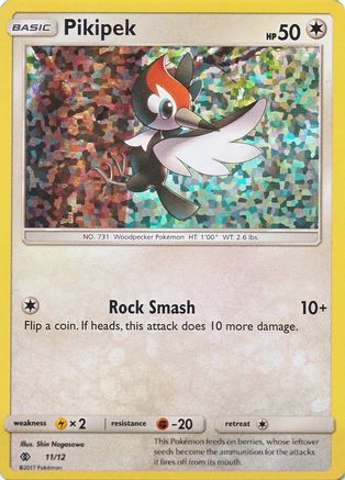 Pikipek - 11/12 (/12) Holofoil [Promos: McDonalds Promos 2017] Pokemon Single Pokémon