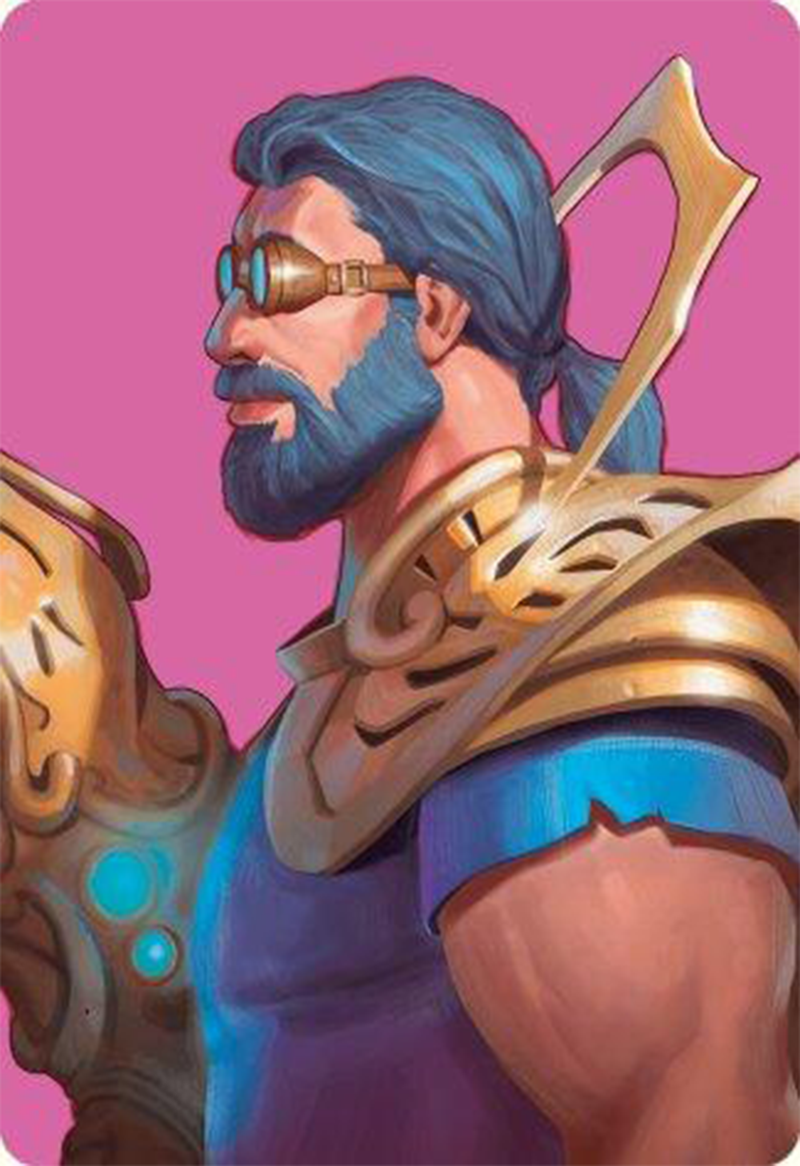 Satya, Aetherflux Genius Art Card [Art Series] Modern Horizons 3 MTG Single Magic: The Gathering