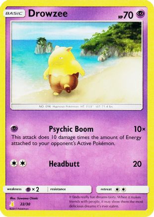 Drowzee () [SM: Trainer Kit Lycanroc & Alolan Raichu] Pokemon Single Pokémon
