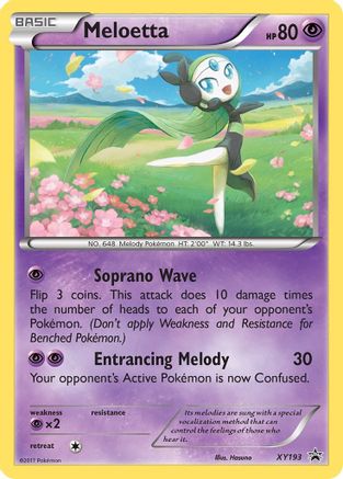 Meloetta - XY193 (/211) Holofoil [Promos: XY Promos] Pokemon Single Pokémon
