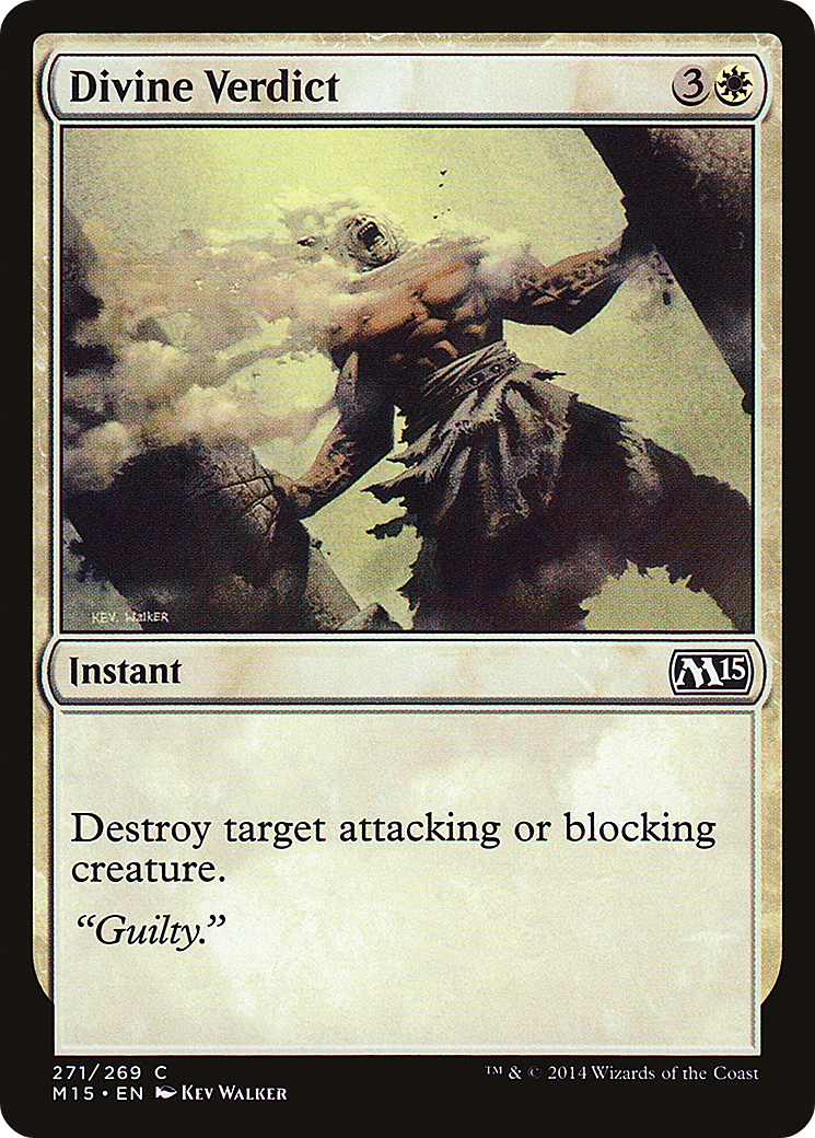 Divine Verdict (M15-271) [Magic 2015] Foil MTG Single Wizards of the Coast