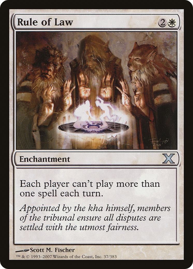 Rule of Law (10E-037) [Tenth Edition] MTG Single Wizards of the Coast