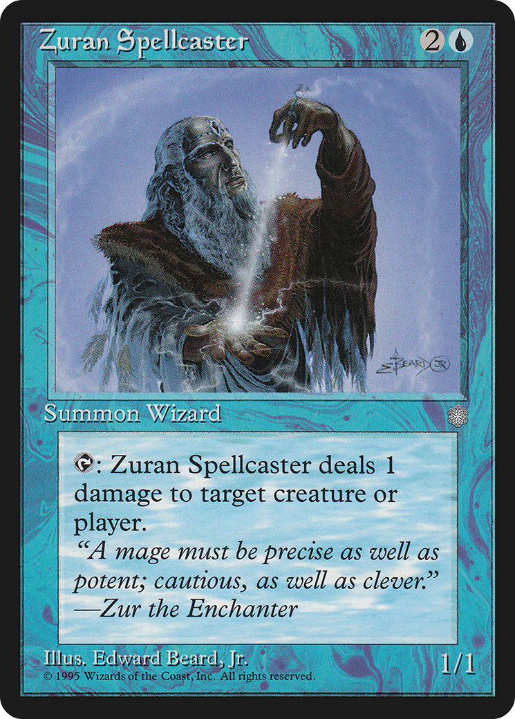 Zuran Spellcaster (ICE-) [Ice Age] MTG Single Wizards of the Coast