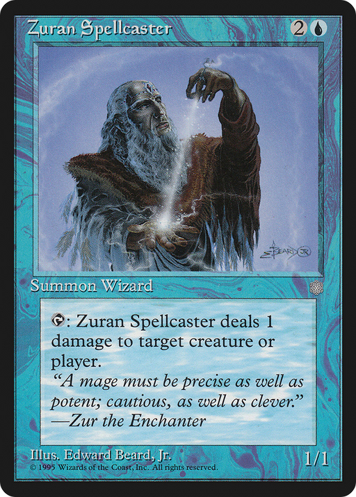 Zuran Spellcaster (ICE-) [Ice Age] MTG Single Wizards of the Coast