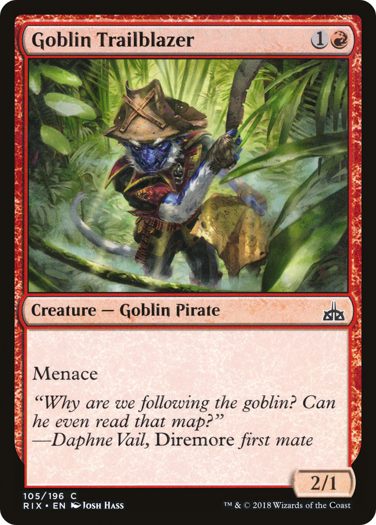 Goblin Trailblazer [Rivals of Ixalan] MTG Single Magic: The Gathering