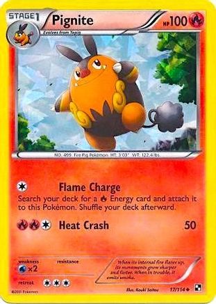 Pignite - 17/114 (Cracked Ice Holo) Holofoil [Misc: Cards & Products] Pokemon Single Pokémon