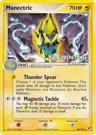 Manectric - 38/107 (Prerelease) () [Promos: Nintendo Promos] Pokemon Single Pokémon