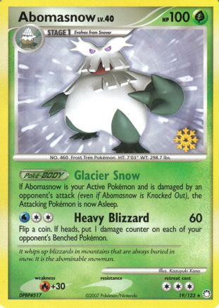 Abomasnow - 19/123 (19) - [Promos: Countdown Calendar Promos] Pokemon Single Pokémon