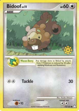 Bidoof - 73/123 () [Promos: Countdown Calendar Promos] Pokemon Single Pokémon
