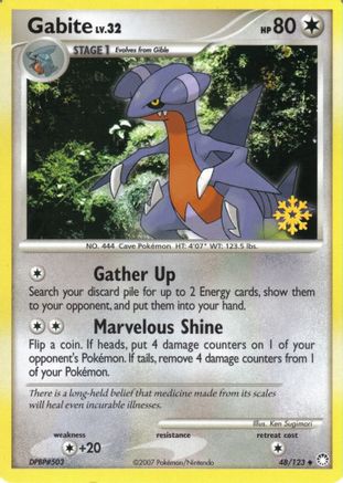 Gabite - 48/123 () [Promos: Countdown Calendar Promos] Pokemon Single Pokémon