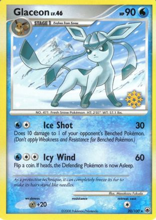 Glaceon - 20/100 () [Promos: Countdown Calendar Promos] Pokemon Single Pokémon