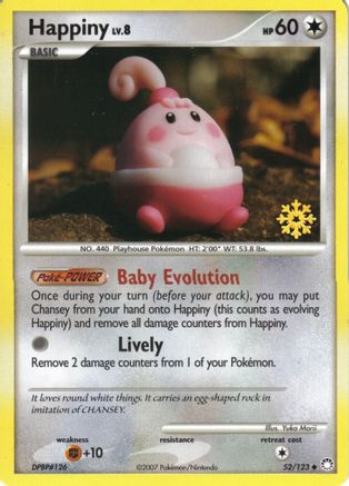 Happiny - 52/123 () [Promos: Countdown Calendar Promos] Pokemon Single Pokémon