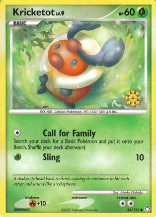 Kricketot - 86/123 () [Promos: Countdown Calendar Promos] Pokemon Single Pokémon