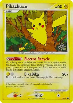 Pikachu - DP16 () Holofoil [Promos: Countdown Calendar Promos] Pokemon Single Pokémon