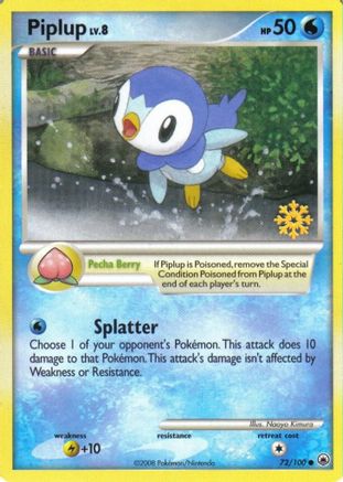 Piplup - 72/100 () [Promos: Countdown Calendar Promos] Pokemon Single Pokémon