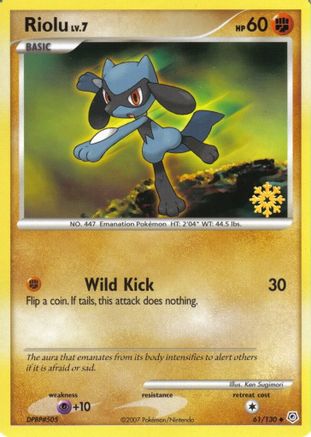 Riolu - 61/130 () [Promos: Countdown Calendar Promos] Pokemon Single Pokémon