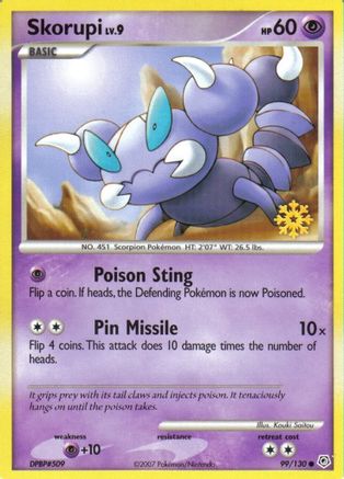 Skorupi - 99/130 () [Promos: Countdown Calendar Promos] Pokemon Single Pokémon