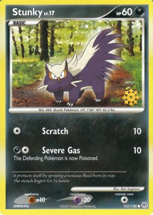Stunky - 102/130 () [Promos: Countdown Calendar Promos] Pokemon Single Pokémon