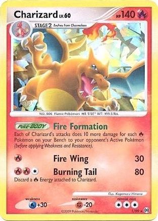 Charizard - 1/99 (Cracked Ice Holo) Holofoil [Misc: Cards & Products] Pokemon Single Pokémon