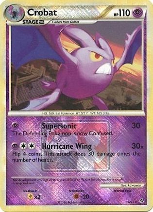 Crobat - 14/95 (League Promo) Reverse Holofoil [Promos: League & Championship Cards] Pokemon Single Pokémon