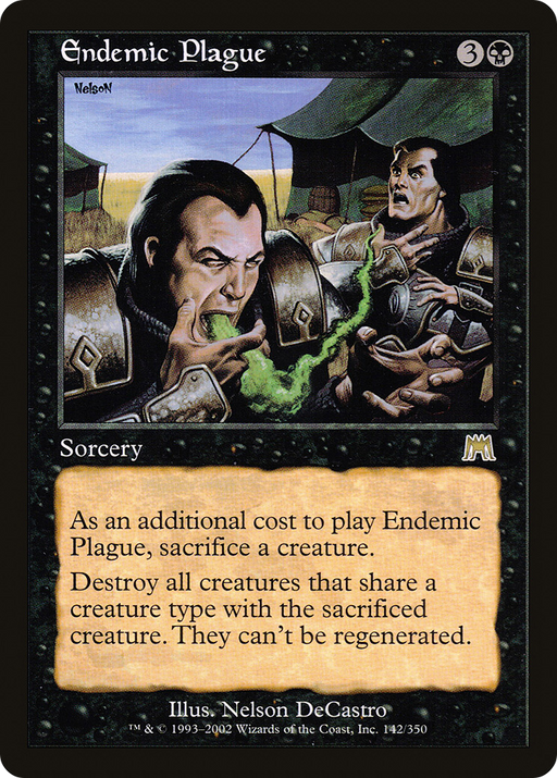 Endemic Plague (ONS-142) [Onslaught] MTG Single Wizards of the Coast