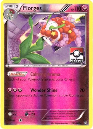 Florges - 103/162 (Pokemon League) Reverse Holofoil [Promos: League & Championship Cards] Pokemon Single Pokémon