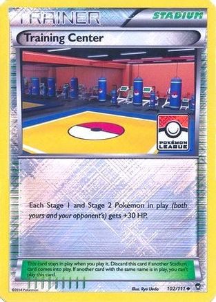 Training Center - 102/111 (Pokemon League) (102) Reverse Holofoil [League & Championship Cards] Pokemon Single Pokémon