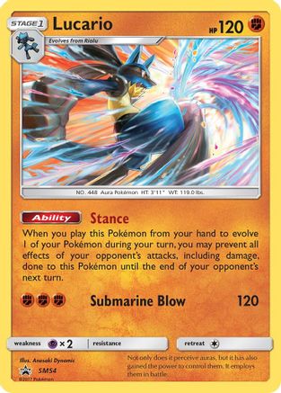 Lucario - SM54 (SM54/248) Holofoil [SM: Black Star Promos] Pokemon Single Pokémon