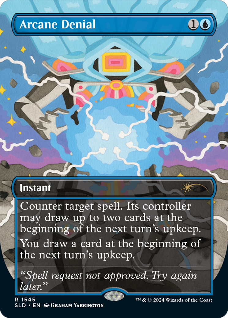 Arcane Denial (SLD-1545) [Secret Lair] Drop (Borderless) MTG Single Wizards of the Coast