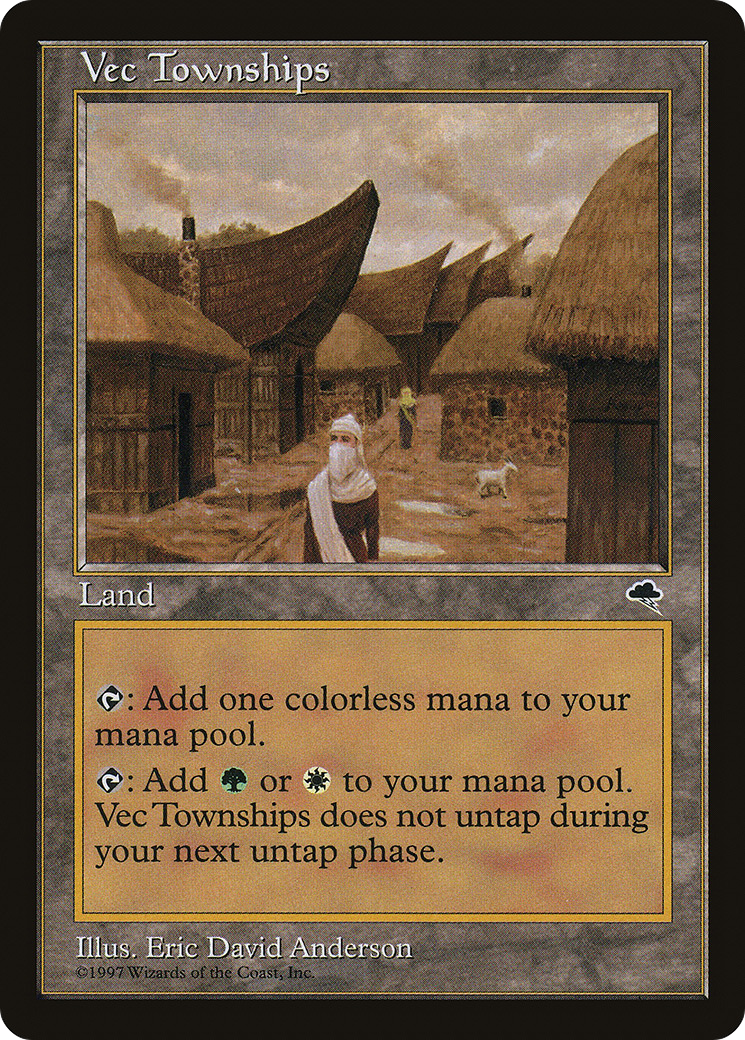 Vec Townships (TMP-329) [Tempest] MTG Single Wizards of the Coast
