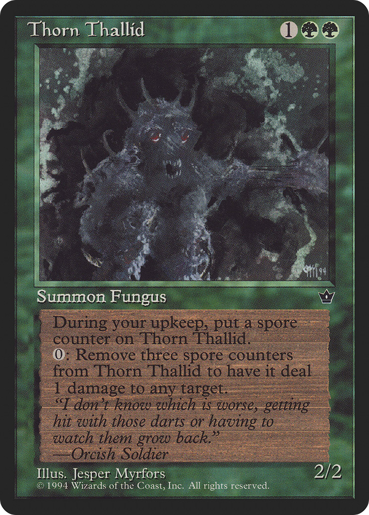 Thorn Thallid (FEM-80C) [Fallen Empires] MTG Single Wizards of the Coast