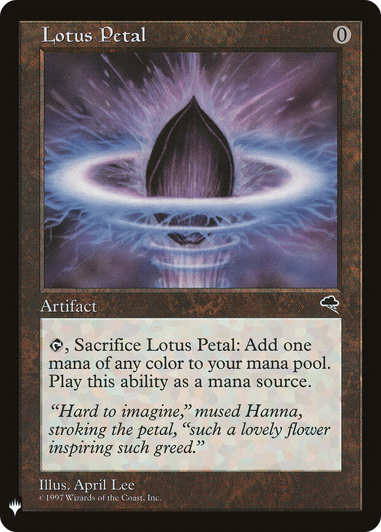 Lotus Petal (LIST-TMP-294) [The List] MTG Single Magic: The Gathering
