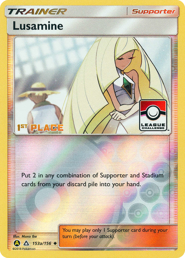 Lusamine (153a/156) Reverse Holofoil [Ultra Prism] Pokemon Single Pokémon