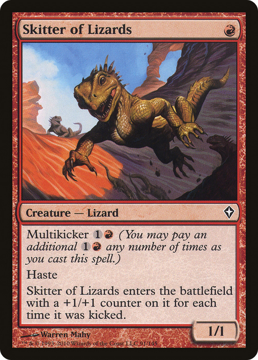 Skitter of Lizards (WWK-091) [Worldwake] MTG Single Wizards of the Coast