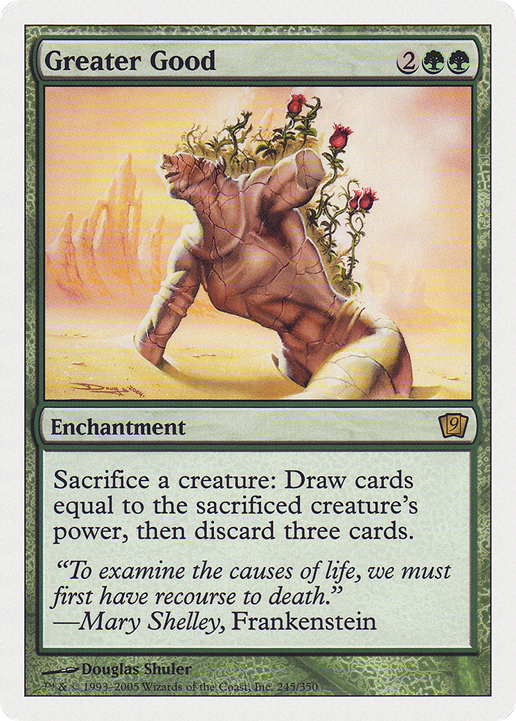 Greater Good (9ED-) [9th Edition] Foil MTG Single Wizards of the Coast