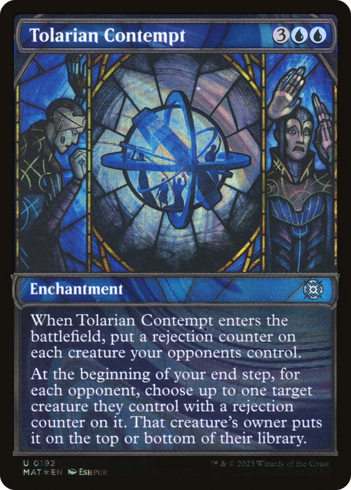 Tolarian Contempt (Halo Foil) (MAT-192) [March of the Machine: The Aftermath] (Showcase) Foil MTG Single Wizards of the Coast