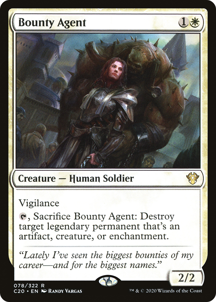 Bounty Agent [Commander 2020] MTG Single Magic: The Gathering