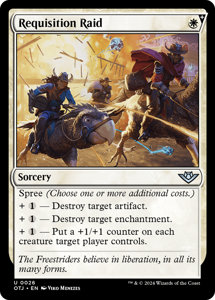 Requisition Raid (OTJ-026) [Outlaws of Thunder Junction] Foil MTG Single Wizards of the Coast