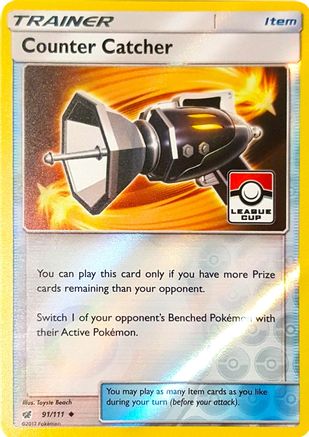 Counter Catcher - 91/111 (League Cup) Reverse Holofoil [Promos: League & Championship Cards] Pokemon Single Pokémon