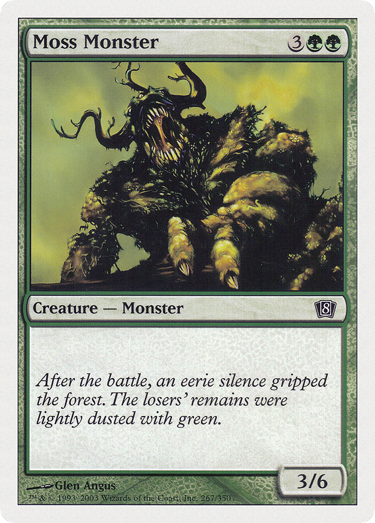 Moss Monster (8ED-267) [8th Edition] MTG Single Wizards of the Coast