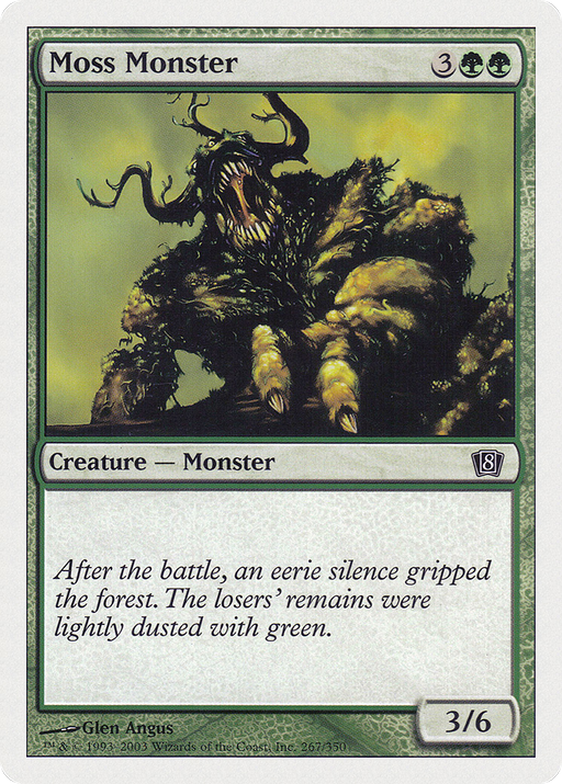 Moss Monster (8ED-267) [8th Edition] Foil MTG Single Wizards of the Coast