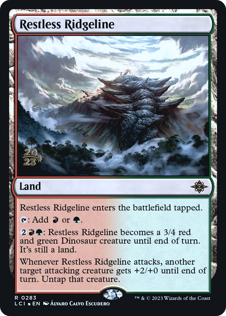 Restless Ridgeline (PRE-283) [The Lost Caverns of Ixalan Promos] Foil MTG Single Wizards of the Coast