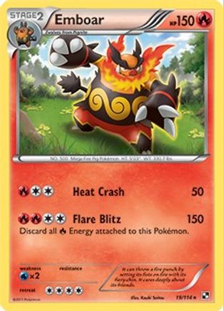 Emboar - 19/114 () [Misc: Deck Exclusives] Pokemon Single Pokémon